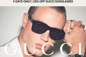 10% off Gucci frames & lenses—5 days only