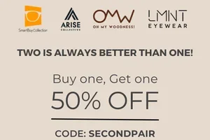 Buy one, get 50% off your next frame