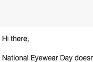Celebrating National Eyewear Day