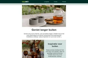 Verleng je buitenseizoen met warmte 🍂