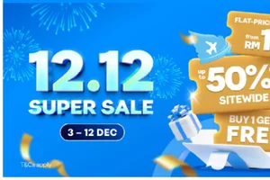 It's Day 1! Grab RM12 Flights, 50% All Products, B1G1 & More Now! 🎫