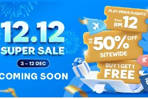 12.12 Super Sale Tomorrow! RM12 Flights, 50% OFF, B1G1 & more! Tap~ 🔥