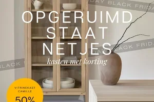 Opgeruimd staat netjes: kasten met Black Friday korting