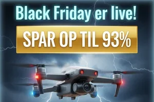 🚨 BLACK FRIDAY ER LIVE! Grib op til 93% rabat på droner, dronebøger & tilbehør!