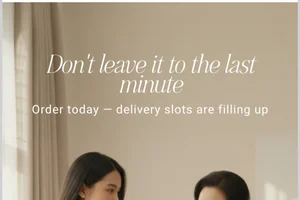 Don't leave it to the last minute 💐