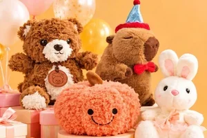 A free plush toy is waiting for you 🧸