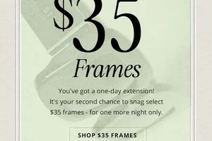 $35 Frames Extended! 😱