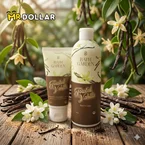 [BUNDLE] BATH GARDEN Bath Gel Body Wash (300ml) + Body Lotion (100ml) Toasted Vanilla