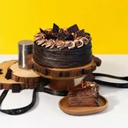 Triple Chocolate Crepe Cake
