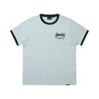 Vintage Logo Ringer T-Shirt - M/Skyblue