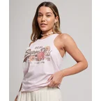 Vintage Logo Narrative T-Shirt - Rose Pink Slub