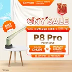 Corvan P8 Pro PowerScrub: Dual-Speed Scrubbing, Multiple Pads & Brushes