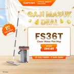 [NEW ARRIVAL] Corvan ACTIVEWASH Flat Mop FS36T