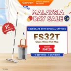 [NEW ARRIVAL] Corvan ACTIVEWASH Flat Mop FS32T