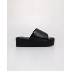 Tomaz YX194 Ladies Block Sandal (Black)