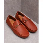 Tomaz C514 Men's Buckle Moccasins (Brown)