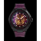 Tomaz Xavier XL TW033-D1A Crystal Watch – Bamboo Leather Strap