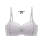 Body Make Up Illusion Lace Wired Half Cup Padded Bra