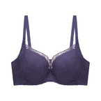 Body Make Up Illusion Lace Wired Half Cup Padded Bra