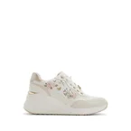 Flowergarden Women's Wedge Sneakers - White/Multi
