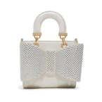 Nadiea Women's Satchel Bag - Ivory