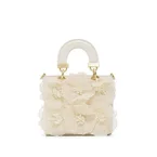Floriana Women's Satchel Bag - Other White