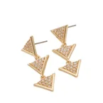 Aldo Gleamira Women's Earrings - Gold/Clear Multi