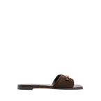 Alo Women's Flat Sandals - Dark Brown