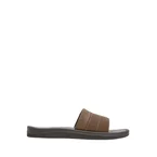 Plantago Men'S Flat Sandals - Dark Brown