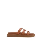 Mariesoleil Women's Flat Sandals - Brown