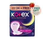 KOTEX TOTAL PROTECTION RISE-UP GUARD OVERNIGHT 32CM WING 24S