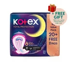 KOTEX TOTAL PROTECTION RISE-UP GUARD OVERNIGHT 41CM WING 20S+2S