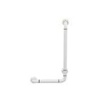 HOSPIGUARD STAINLESS STEEL L-SHAPED SHOWER GRAB BAR