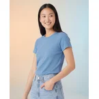 Women Premium Weight Cotton Crew Neck Tee (New Colour)