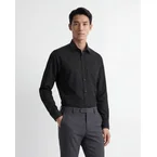 Men Slim Fit Long Sleeve Formal Pocket Shirt