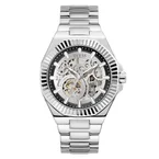 EQUITY Mens Equity Silver Tone Automatic Watch