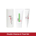 75% OFF【Double Cleanse & Treat Set】Swissvita Cleansing Oil 30ml (Exp 8/2026) + Acne Soothing Cleanser 30ml (Exp 8/2026) + Skin Serum 5g (Exp 5/2026)