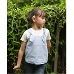 Poney Girls White Classic Cotton Short Sleeve Tee