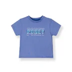 Baby Purple Print Logo Sleeve Tee