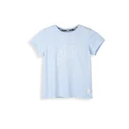 Poney x CM2 Girls Light Blue Round Neck Short Sleeve Icon Tee