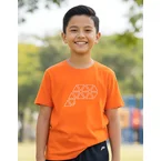 Sportswear Orange Regular Fit Short Sleeve Top