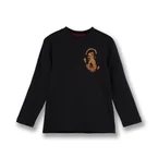 Poney Boys Black Millenium Riders Long Sleeve Top