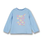 Poney Girls Blue Bloom Outside Your Comfort Zone Long Sleeve Top