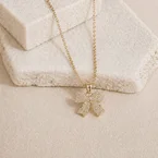 Lumière Bow Necklace (18 - 20cm)