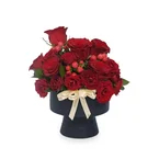 Crimson Devotion – Table Flowers