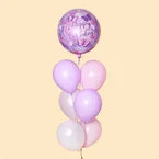 Purple Butterfly Balloons 7 Pieces
