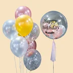 Classic Helium Bubble Balloon Bouquet