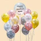 Deluxe Helium Bubble Balloon Bouquet