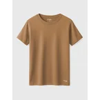 Cotton Crew Neck Ribbed Top