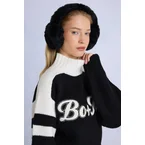 Faux-Fur Earmuffs in Black